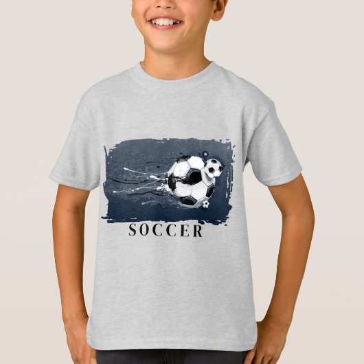 Voetbal Kinder Hanes T-shirt (Voorkant)