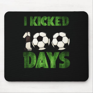Voetbal Kinder Ik schopte mijn weg door 100 dagen Muismat