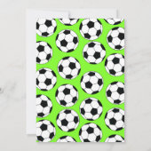 Voetbal kinderen Birthday Sportroze meisjes Kaart (Achterkant)