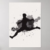 Voetbal Kinderkamer Poster Sport Babykamer Print (Voorkant)