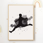 Voetbal Kinderkamer Poster Sport Babykamer Print