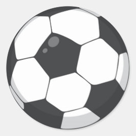 Voetbal Klassieke Ronde Sticker