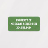 Voetbal kleding labels (Design 1)