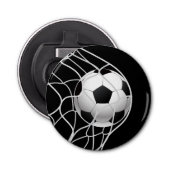 Voetbal knop flesopener button flesopener (Voorkant)