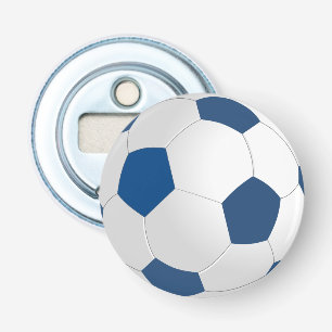 Voetbal knop flesopener button flesopener
