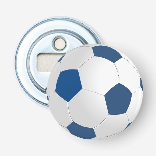 Voetbal knop flesopener button flesopener (Voorkant)
