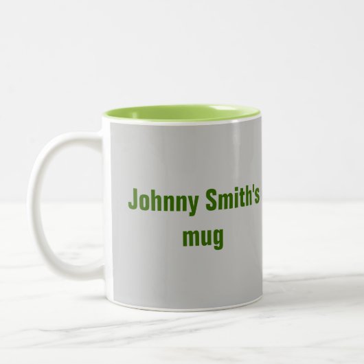 Voetbal Koffie mok twee tonen (Links)