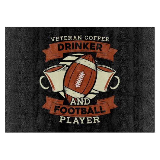 Voetbal Koffie Snijplank (Voorkant)