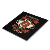 Voetbal Koffie Tegeltje (Zijkant)