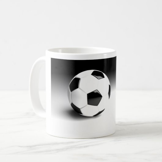 Voetbal Koffiemok (Voorkant links)