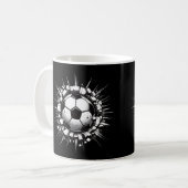 Voetbal Koffiemok (Voorkant links)