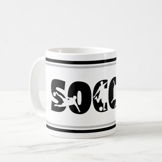 Voetbal koffiemok (Voorkant links)