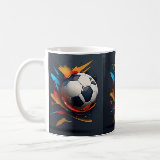 voetbal koffiemok (Links)