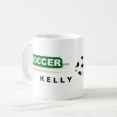 Voetbal Koffiemok (Voorkant links)