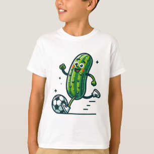 Voetbal Komkommer Trapper Byll Grappige Augurk Spe T-shirt
