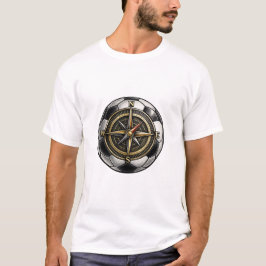 Voetbal Kompas | Voetbal Avontuur T-Shirt