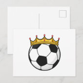 Voetbal Koningin der Koninginnen Briefkaart (Voorkant / Achterkant)