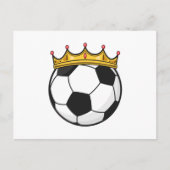 Voetbal Koningin der Koninginnen Briefkaart (Voorkant)