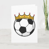 Voetbal Koningin Kaart (Voorkant)