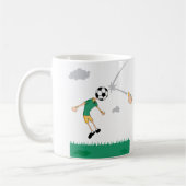 voetbal koptekst koffiemok (Links)