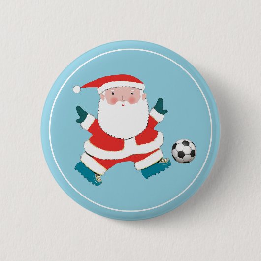 Voetbal Kousenstopper Ronde Button 5,7 Cm (Voorkant)