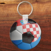 Voetbal Kroatië Sleutelhanger (Voorkant)