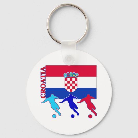 Voetbal Kroatië Sleutelhanger (Voorkant)