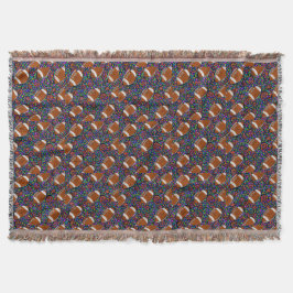 Voetbal Kunst Blauw Deken