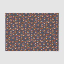 Voetbal Kunst Blauw Tissuepapier