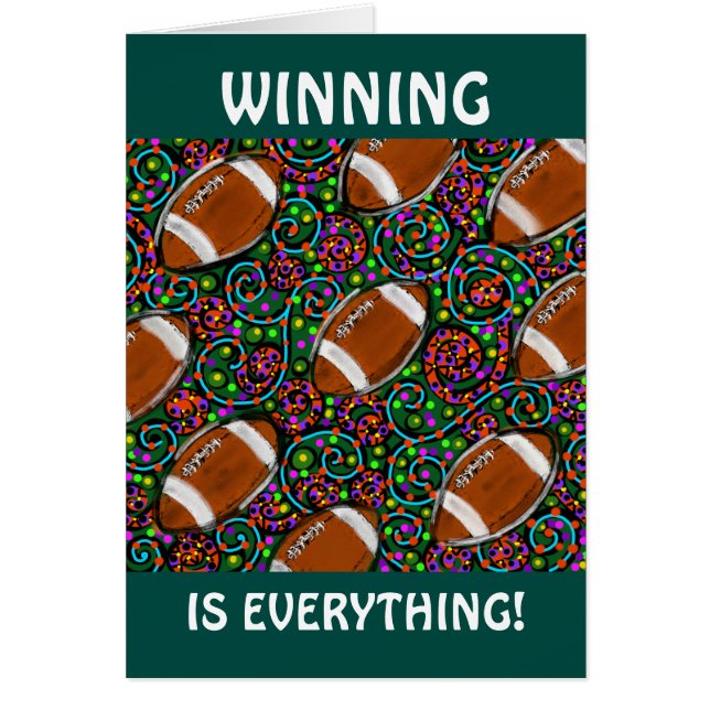 Voetbal Kunst Groen (Voorkant)