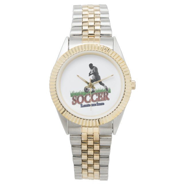 Voetbal laat me hier horloge (Voorkant)