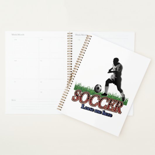 Voetbal laat me hier planner (Display)