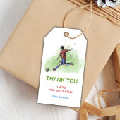 Voetbal Labels afspelen Cadeaulabel