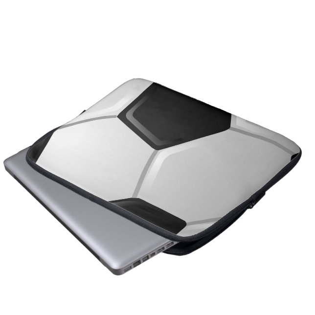 Voetbal Laptop Sleeve (Voorkant onderkant)