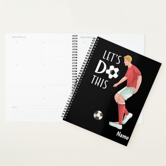 Voetbal laten we het doen met Voetbal van voetzoek Planner (Display)