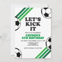Voetbal Laten we het groen trappen Verjaardag