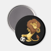 Voetbal Leeuw Magneet (Voorkant / Achterkant)
