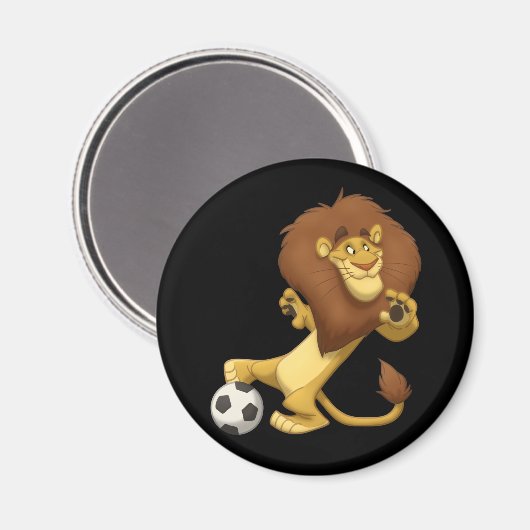 Voetbal Leeuw Magneet (Voorkant / Achterkant)