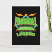 Voetbal Legend Spinning Soccer Kaart (Voorkant)