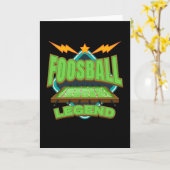 Voetbal Legend Spinning Soccer Kaart (Gele Bloem)