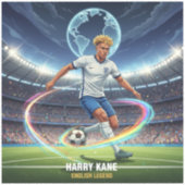 Voetbal Legende Telefoon Sticker (Voorkant)