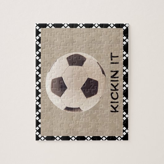 Voetbal Legpuzzel (Verticaal)