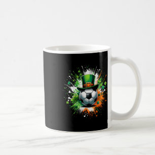 Voetbal Leprechaun Hoed Ierse Shamrock Patricks Koffiemok