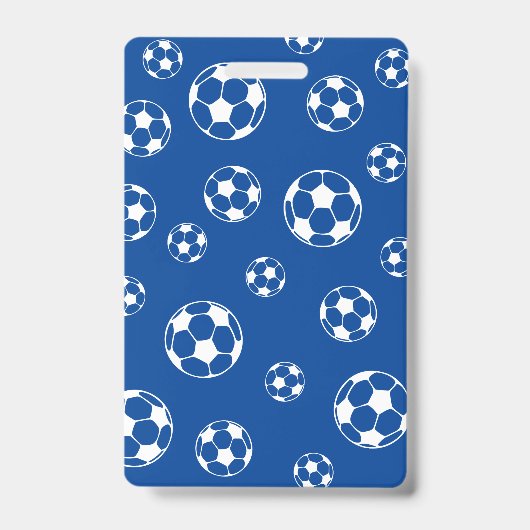 voetbal leraar Hallpas schoolkleuren Badge (Voorzijde)