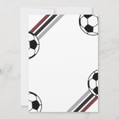 Voetbal Let's Kick It Verjaardag Kaart (Achterkant)