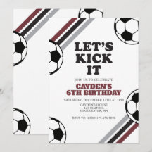 Voetbal Let's Kick It Verjaardag