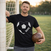Voetbal Liefde Hart Aangepaste Speler Naam T-shirt