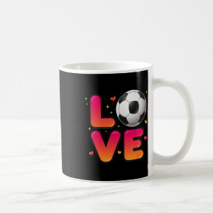 Voetbal Liefde T-shirt, Voetbal Fan Kleding, Doelp Koffiemok