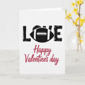 Voetbal Liefde Valentijnkaart Kaart (Gele Bloem)