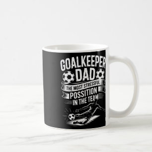 Voetbal liefhebbende vader, de meest stressvolle p koffiemok